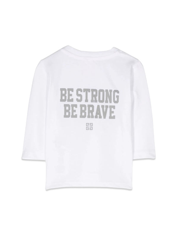 T-Shirt Ml Logo White Cotton T-shirts