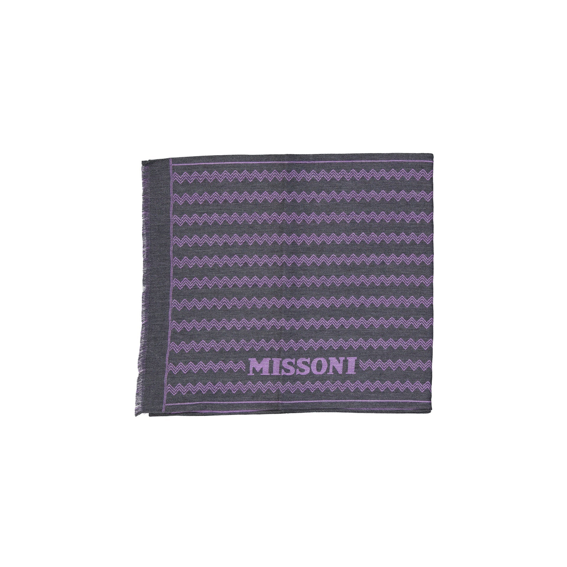 Missoni Wool Scarf Gray