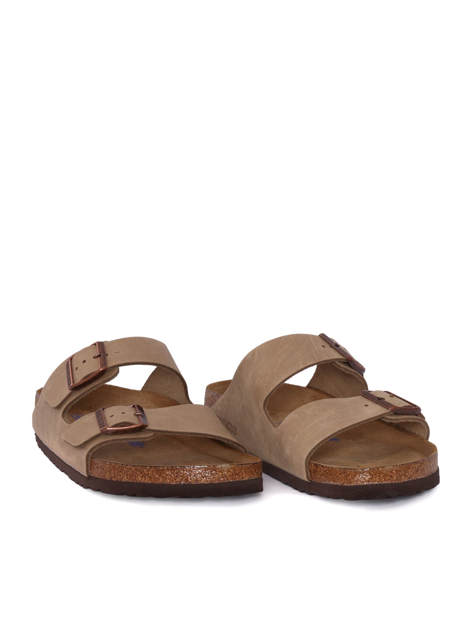 Arizona SFB tabacco brown, Oiled Leather Sole In Eva Sandal