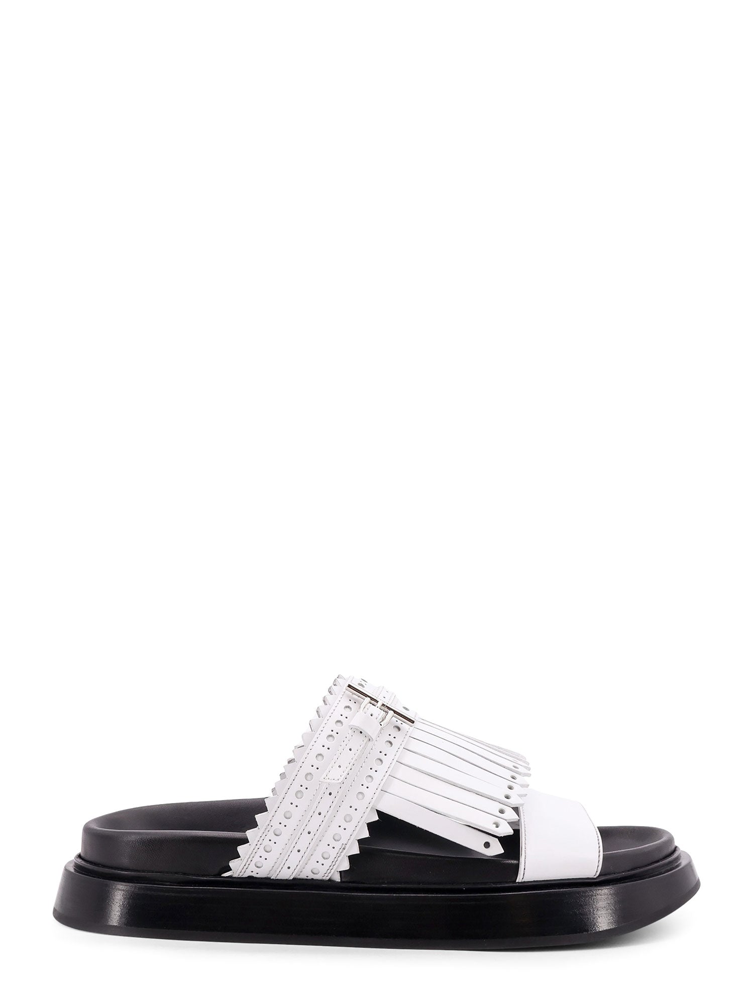 Alexander McQueen Sandals White Pelle