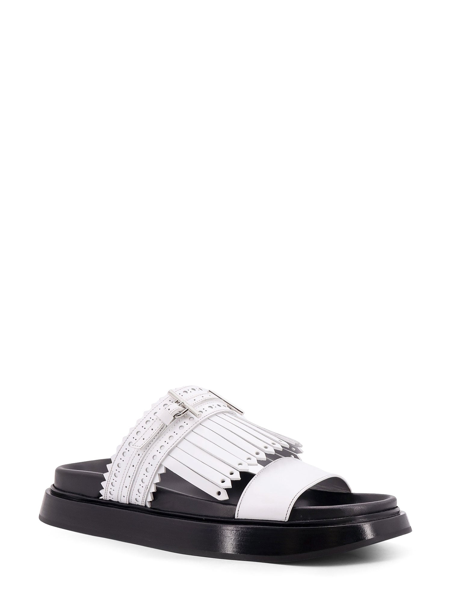 Alexander McQueen Sandals White Pelle