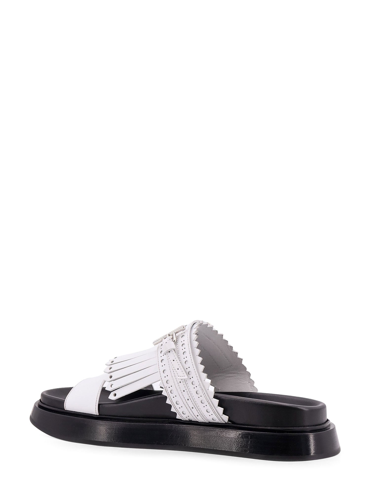 Alexander McQueen Sandals White Pelle