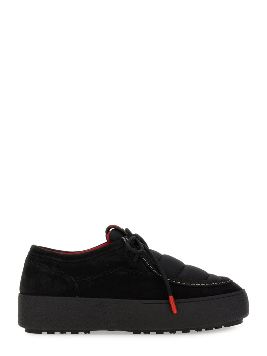 Mtrack Wallaby Low Sneakers Black Cow Suede Trainers