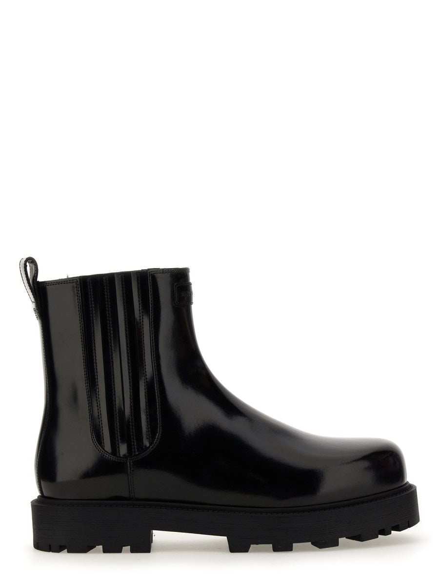 Leather Boot Black