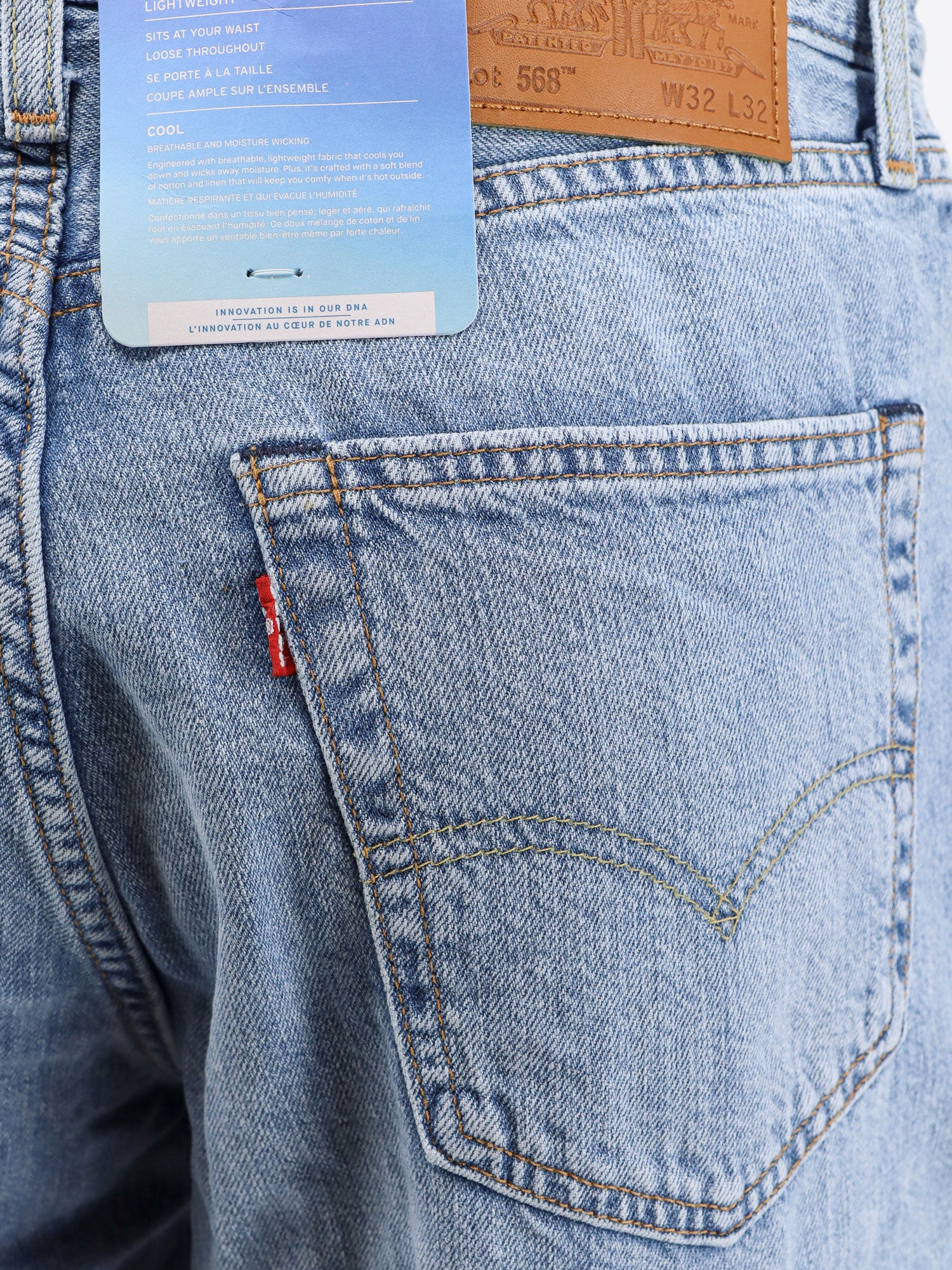Levis Jeans Blue Cotone