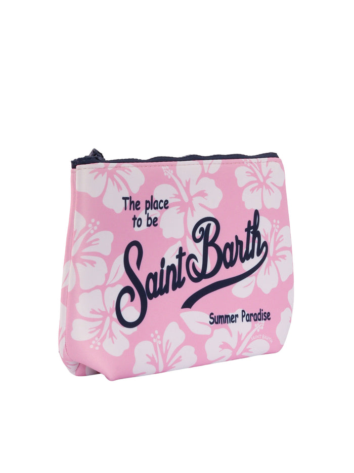 Aline-Simple Hibiscus 20 Pink Sbr Polyester Handbag