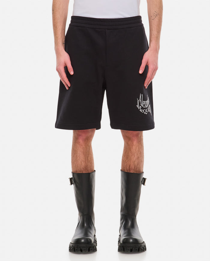 Alexander Mcqueen Shorts Black