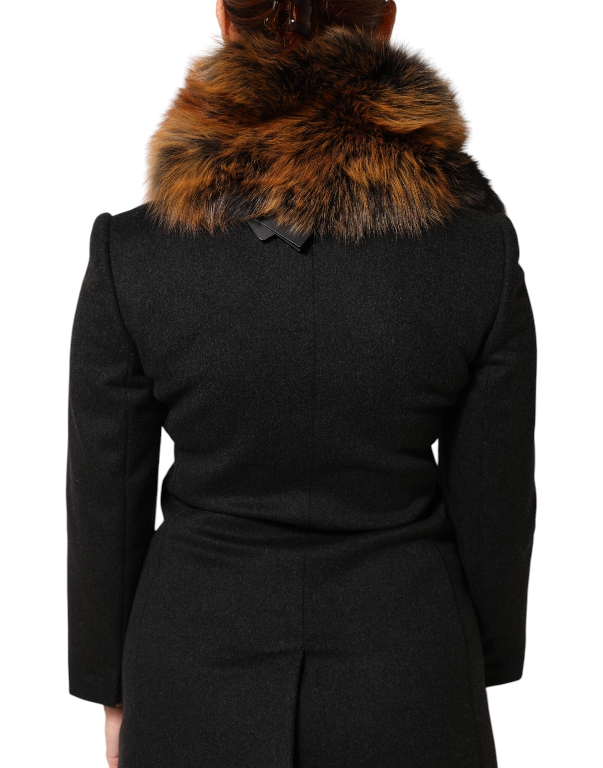 Dolce & Gabbana 100% Red Fox Fur scarf in brown — view 4