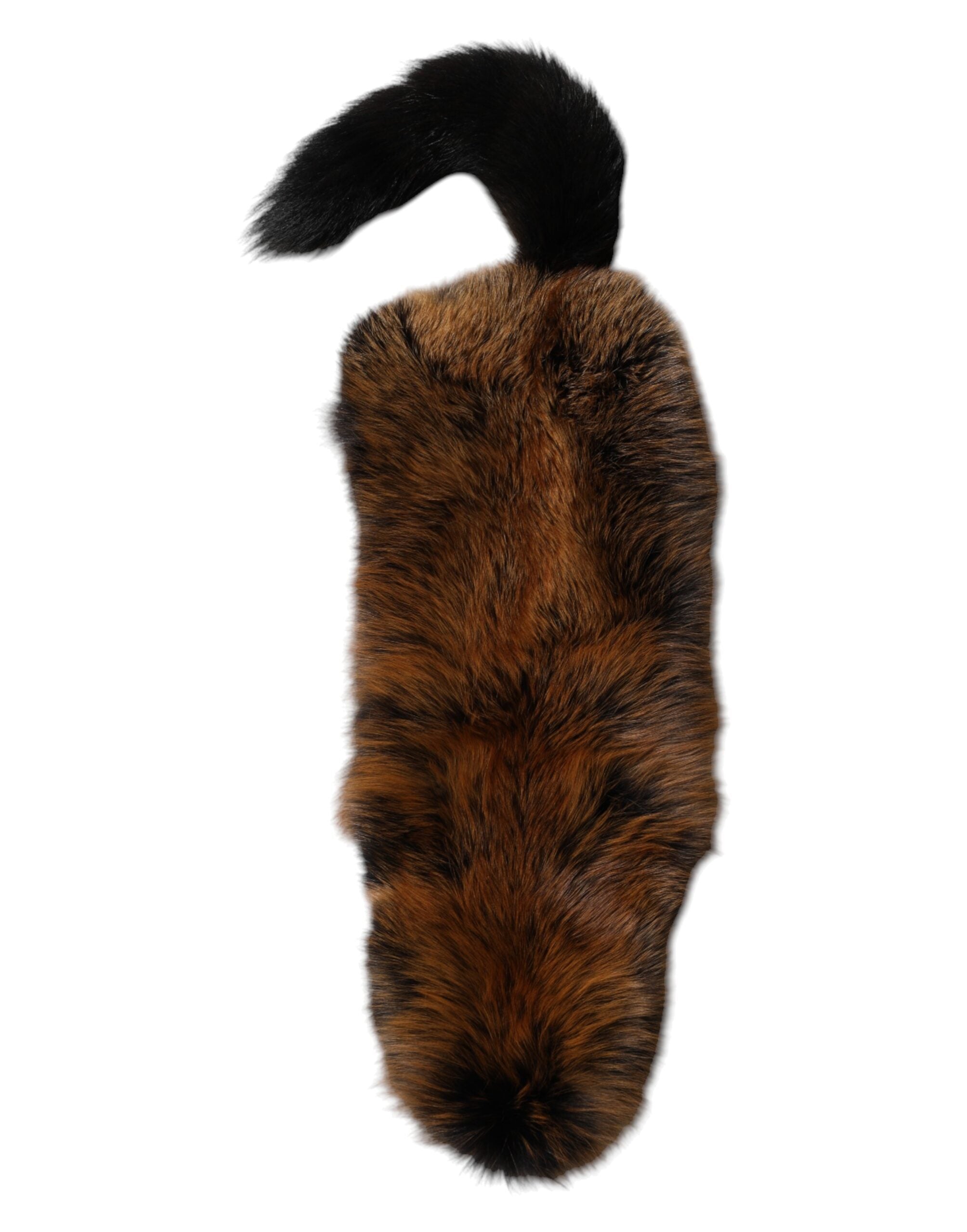 Dolce & Gabbana 100% Red Fox Fur scarf in brown — view 5