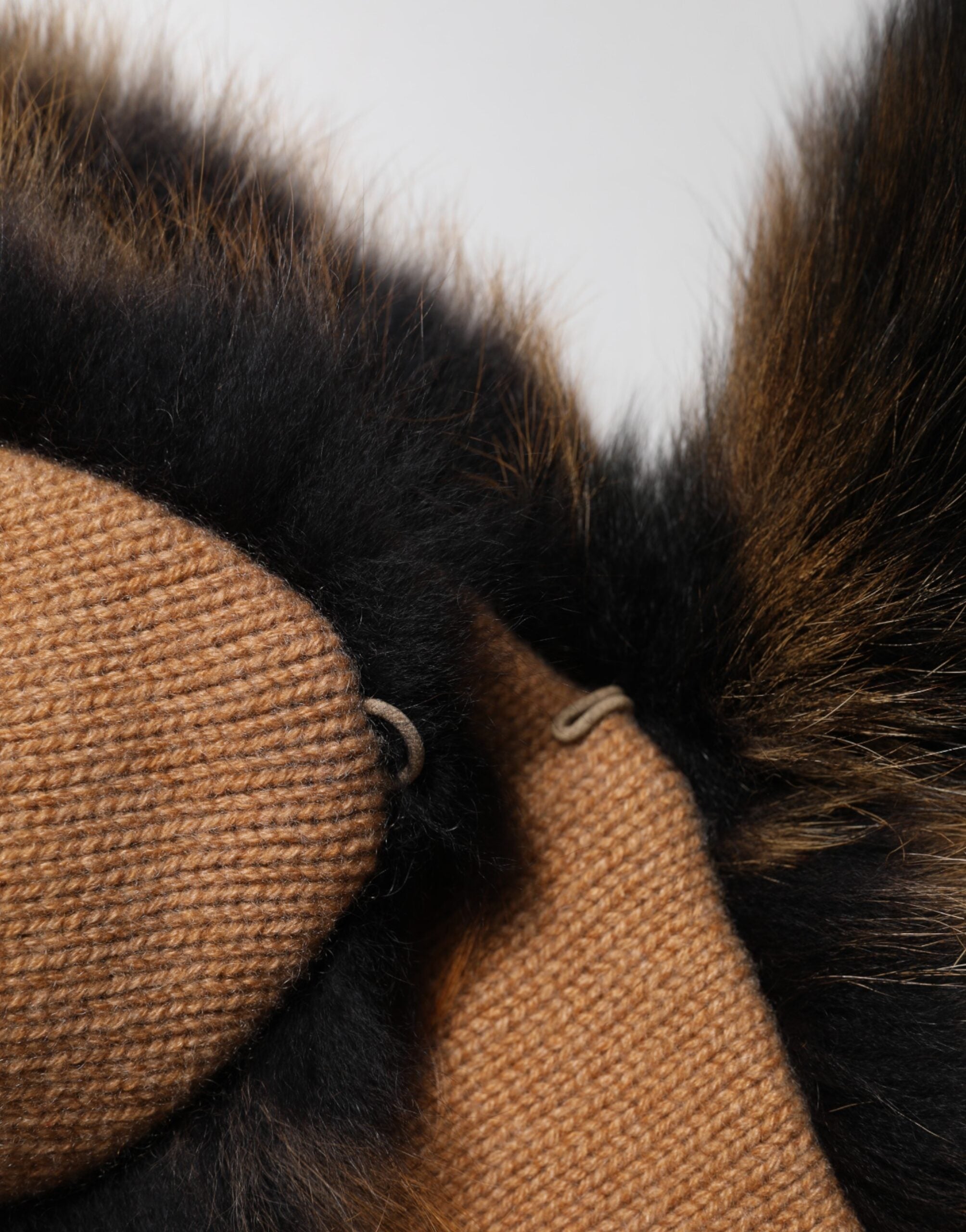 Dolce & Gabbana 100% Red Fox Fur scarf in brown — view 7