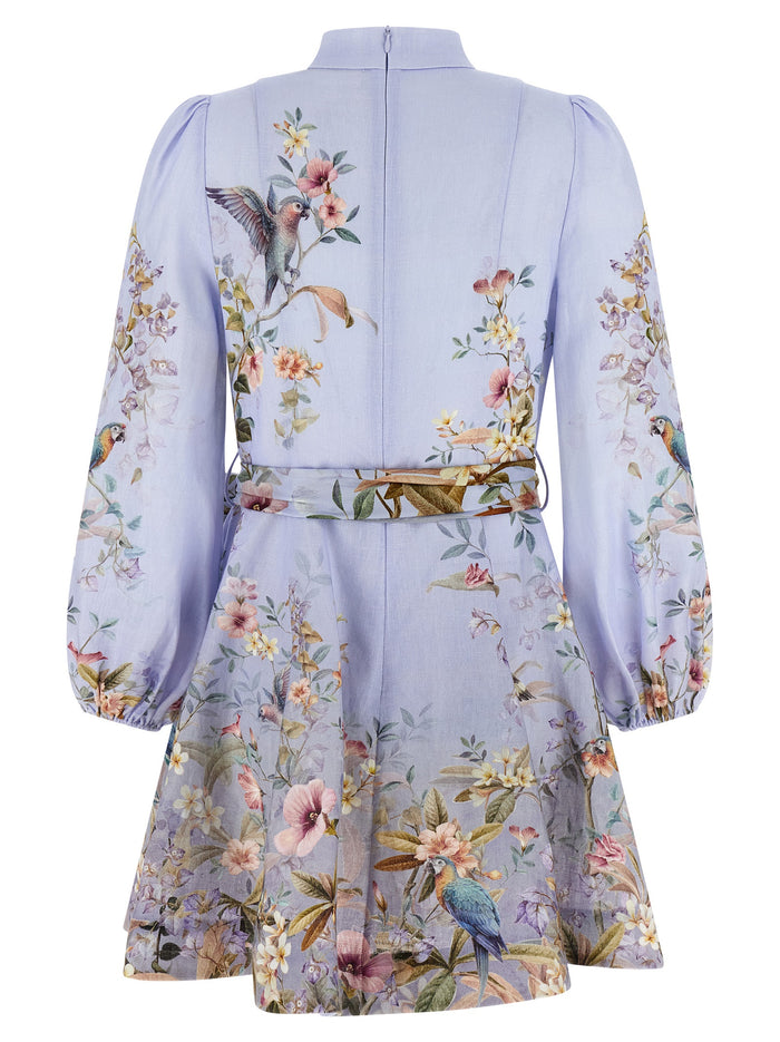 Rebellion dress Light Blue Linen