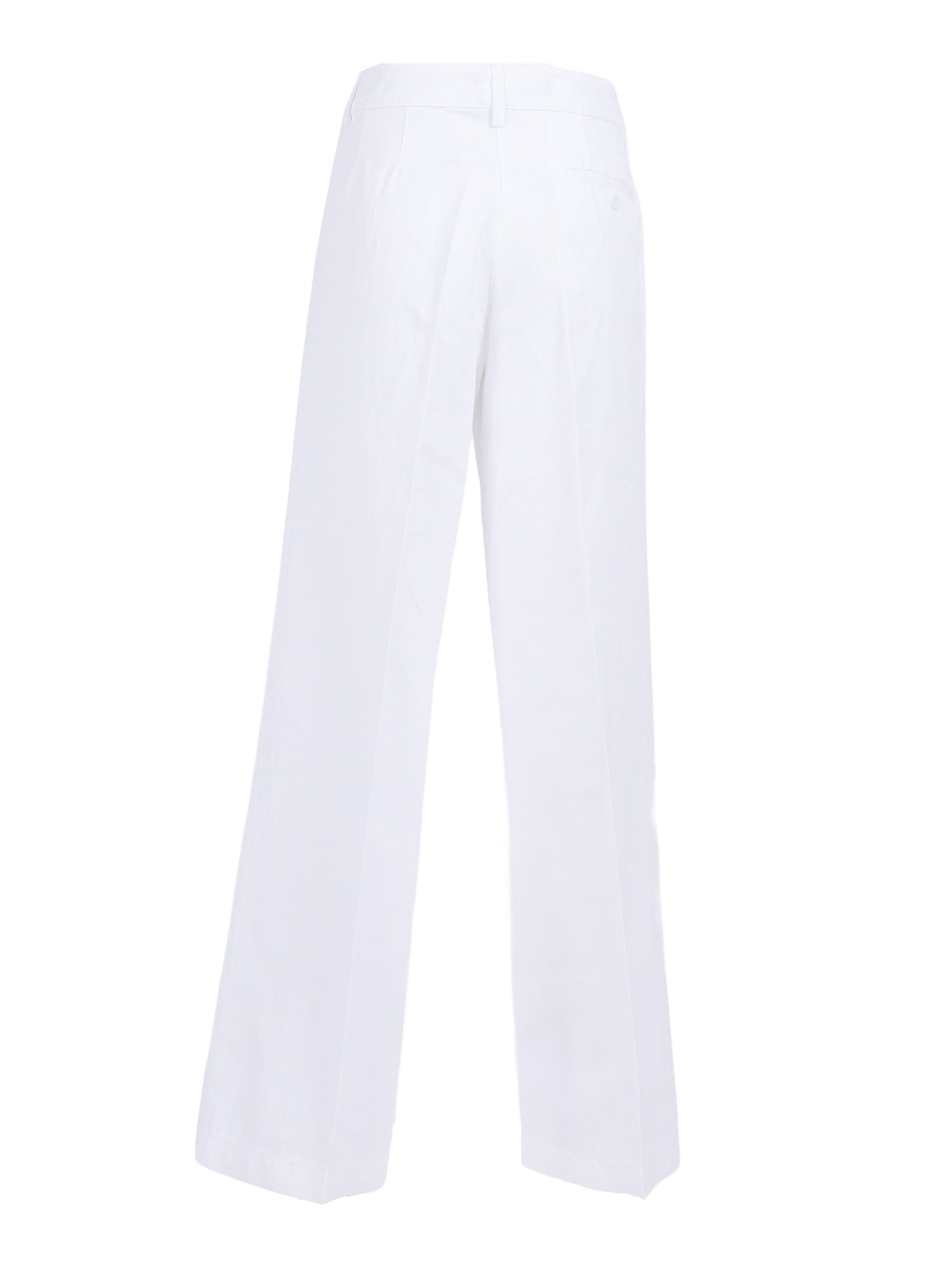 WOMAN PANTS White Cotton Linen
