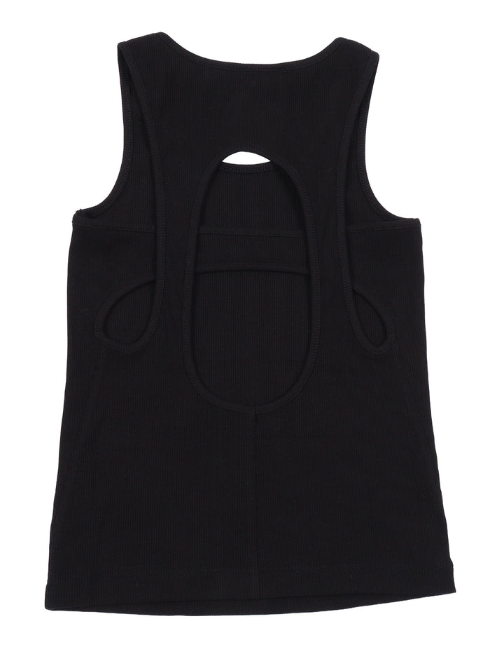 TOP Black Cotton Elastane