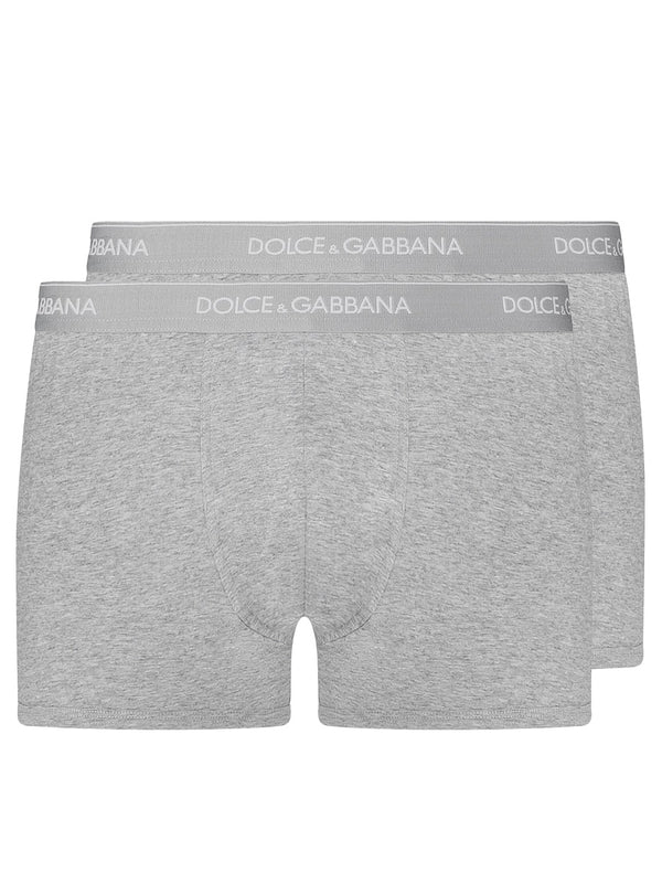 Boxer Briefs Two-Pack Grey Cotton Underwear
