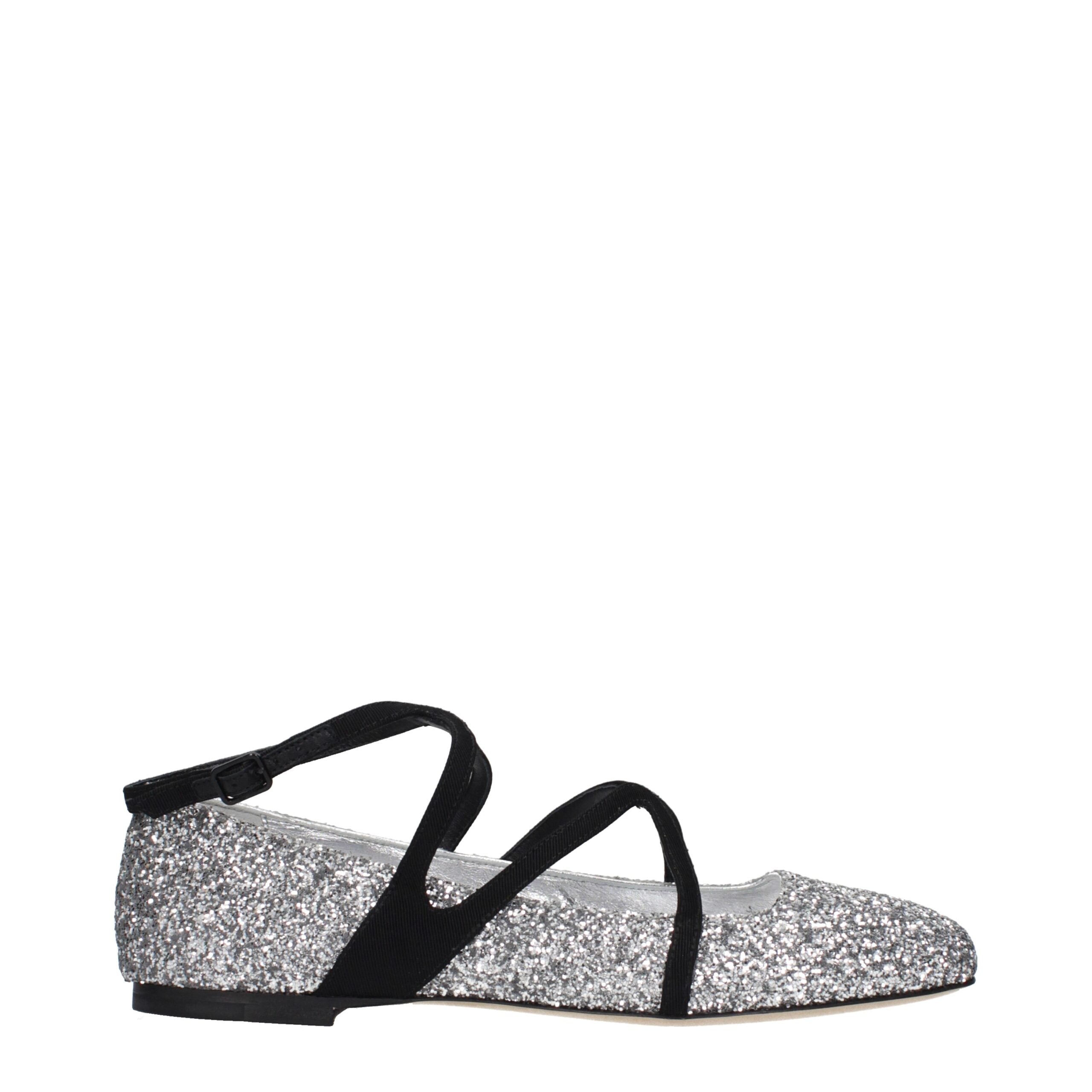 Jimmy Choo ballet flat in silver