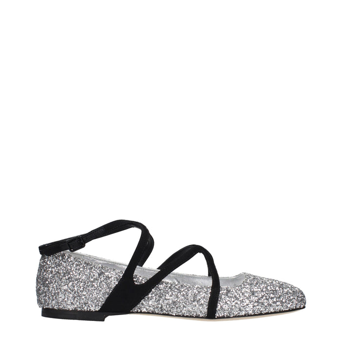 Jimmy Choo ballet flat in silver