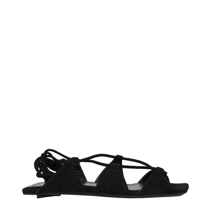 The Attico sandal in black