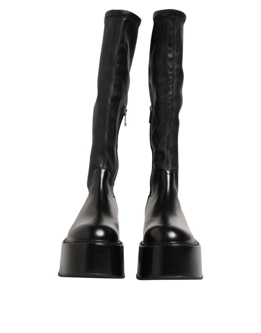 Dolce & Gabbana 54% Lamb boot in black