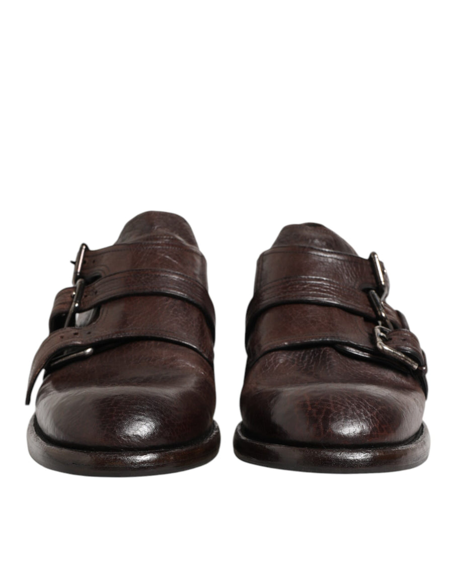 Dolce & Gabbana Calf leather loafer in brown