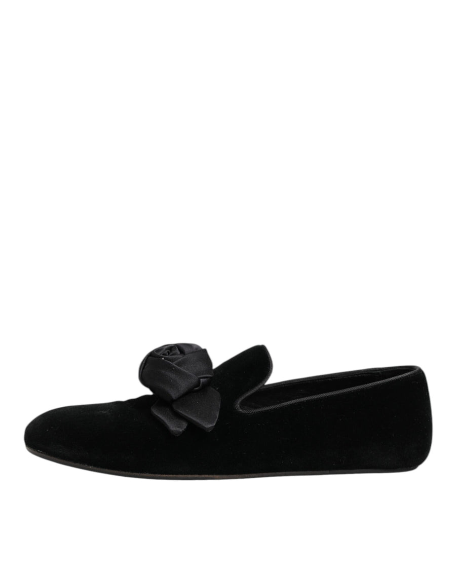 Dolce & Gabbana 80% Cotton loafer in black