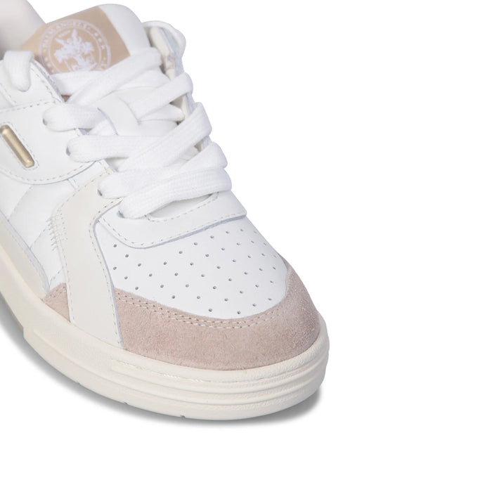 University Sneakers White Calf Leather