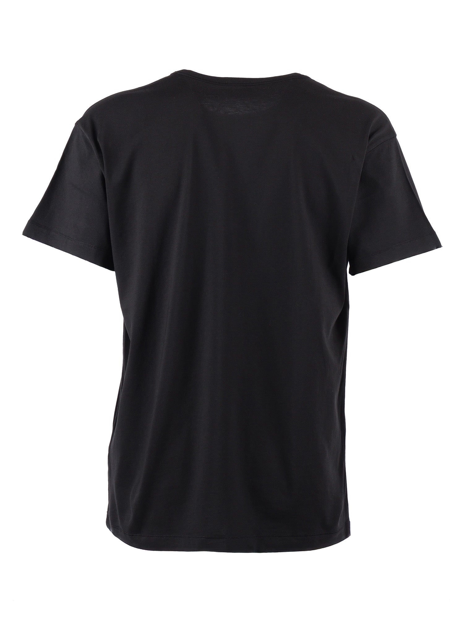 T-shirts Black Cotton Short Sleeves T-shirt