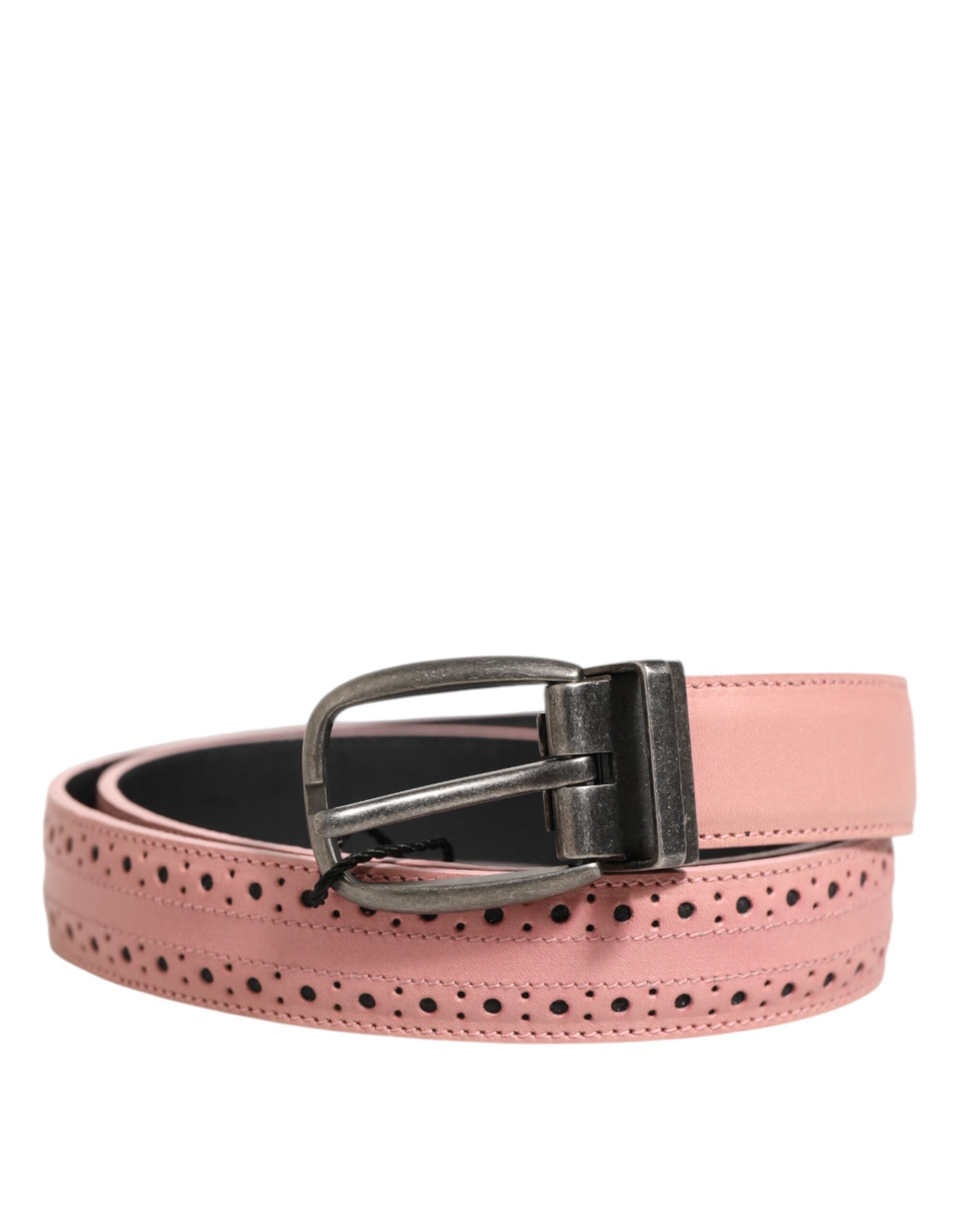 Dolce & Gabbana 100% calf leather belt in pink