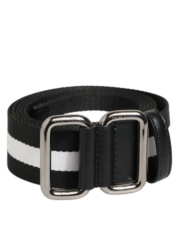 Dolce & Gabbana 95% Nylon belt in black