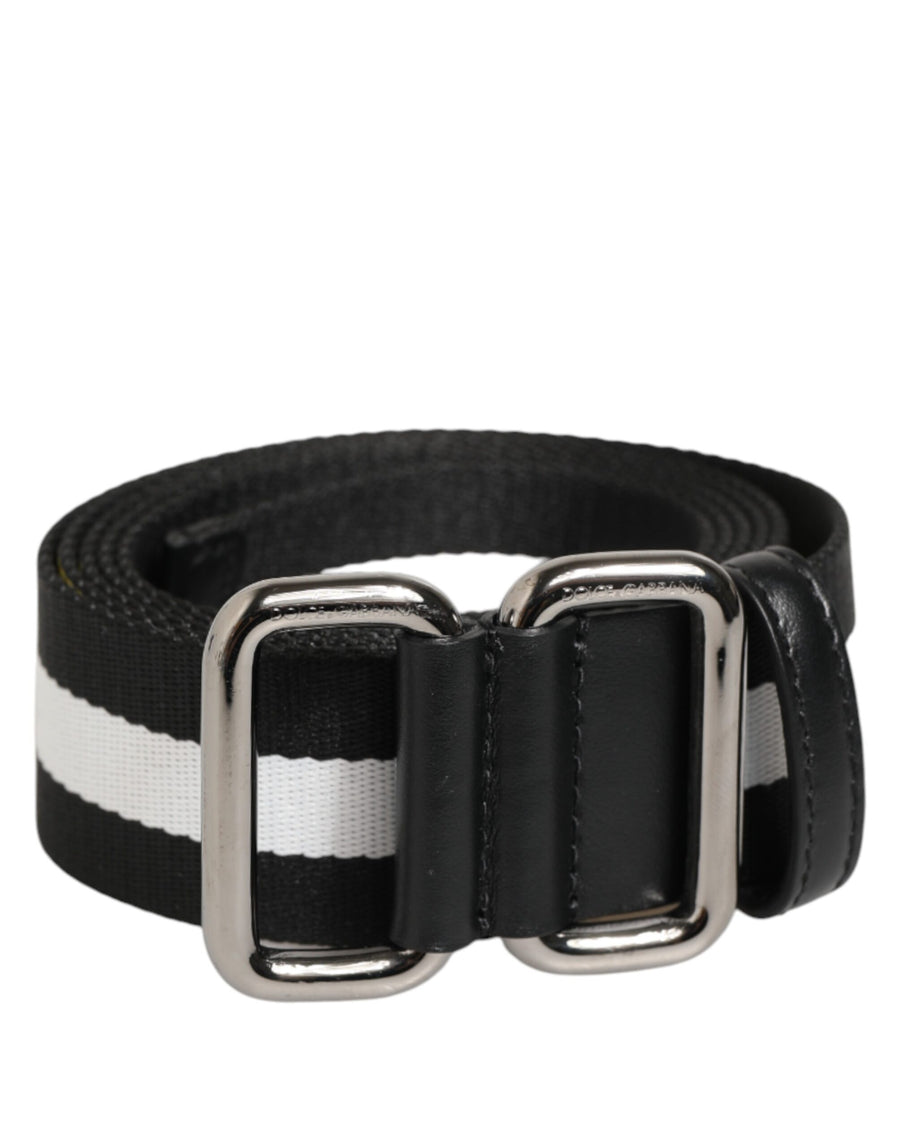 Dolce & Gabbana 95% Nylon belt in black