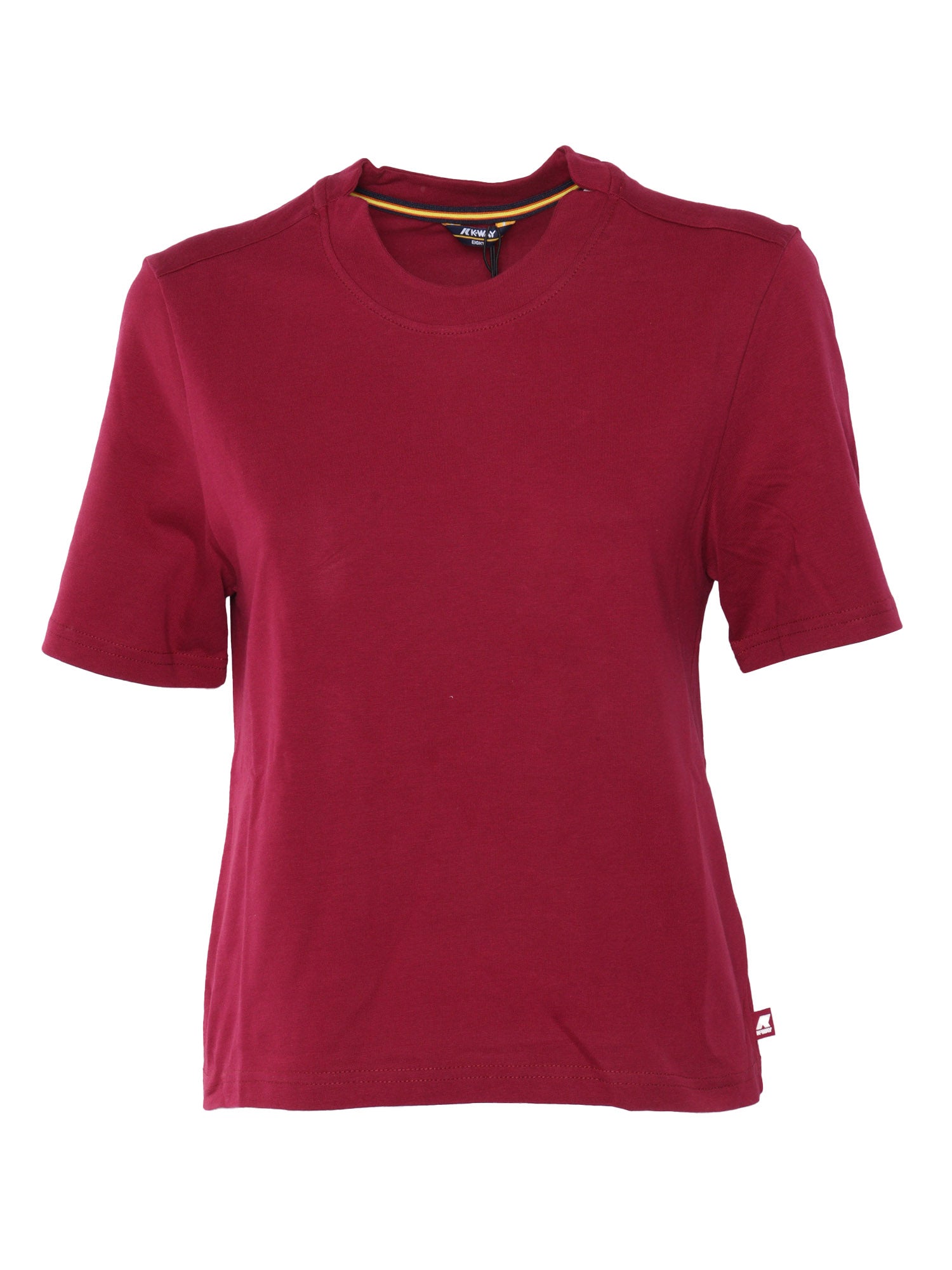 Red Amilly t-shirt Cotton Short Sleeves
