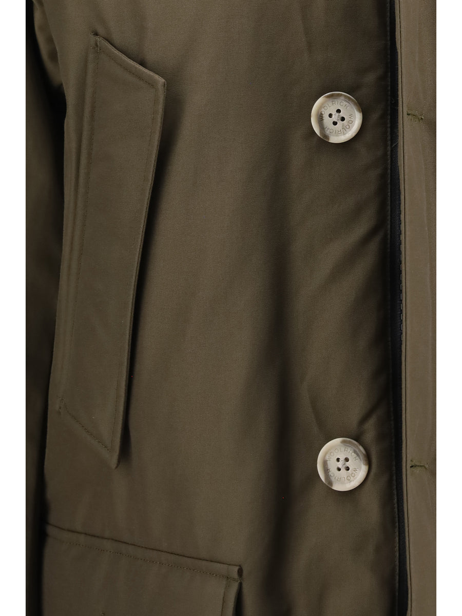 Arctic Parka Dark Green Cotton Padded & Down Jackets