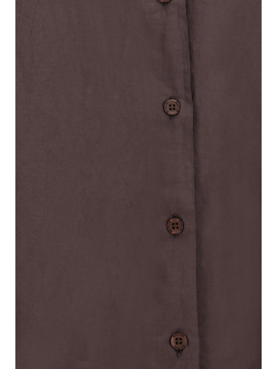 Voile Shirt Antonia Brown Cotton