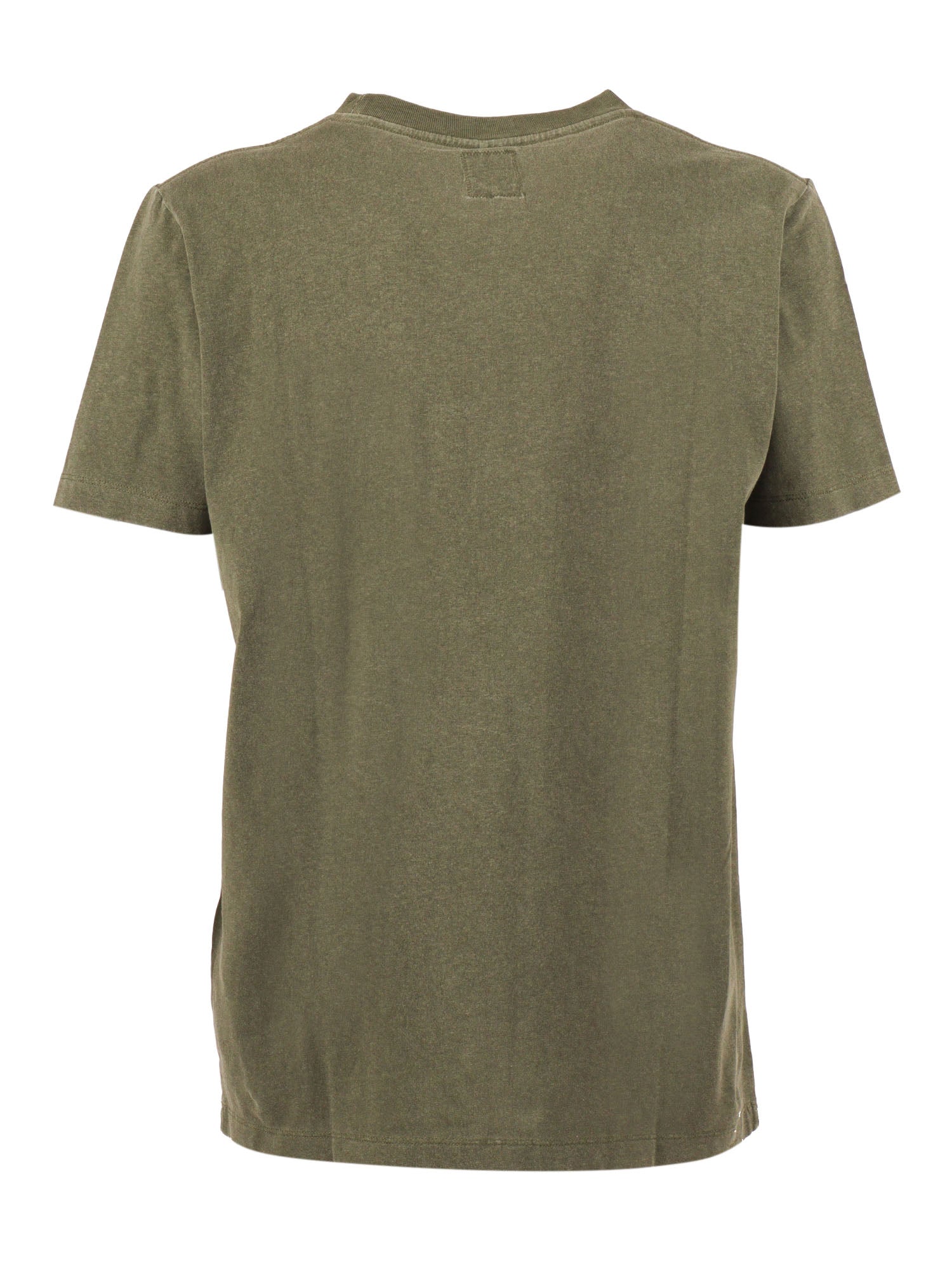 Tug-4 T-Shirt Olivine Green Cotton Short Sleeves