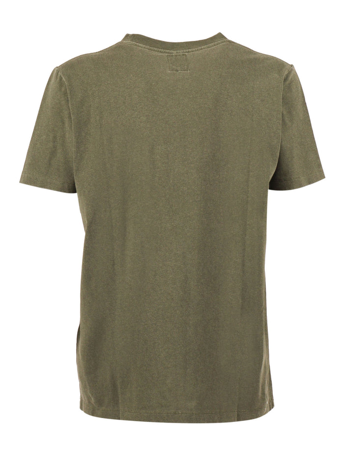 Tug-4 T-Shirt Olivine Green Cotton Short Sleeves