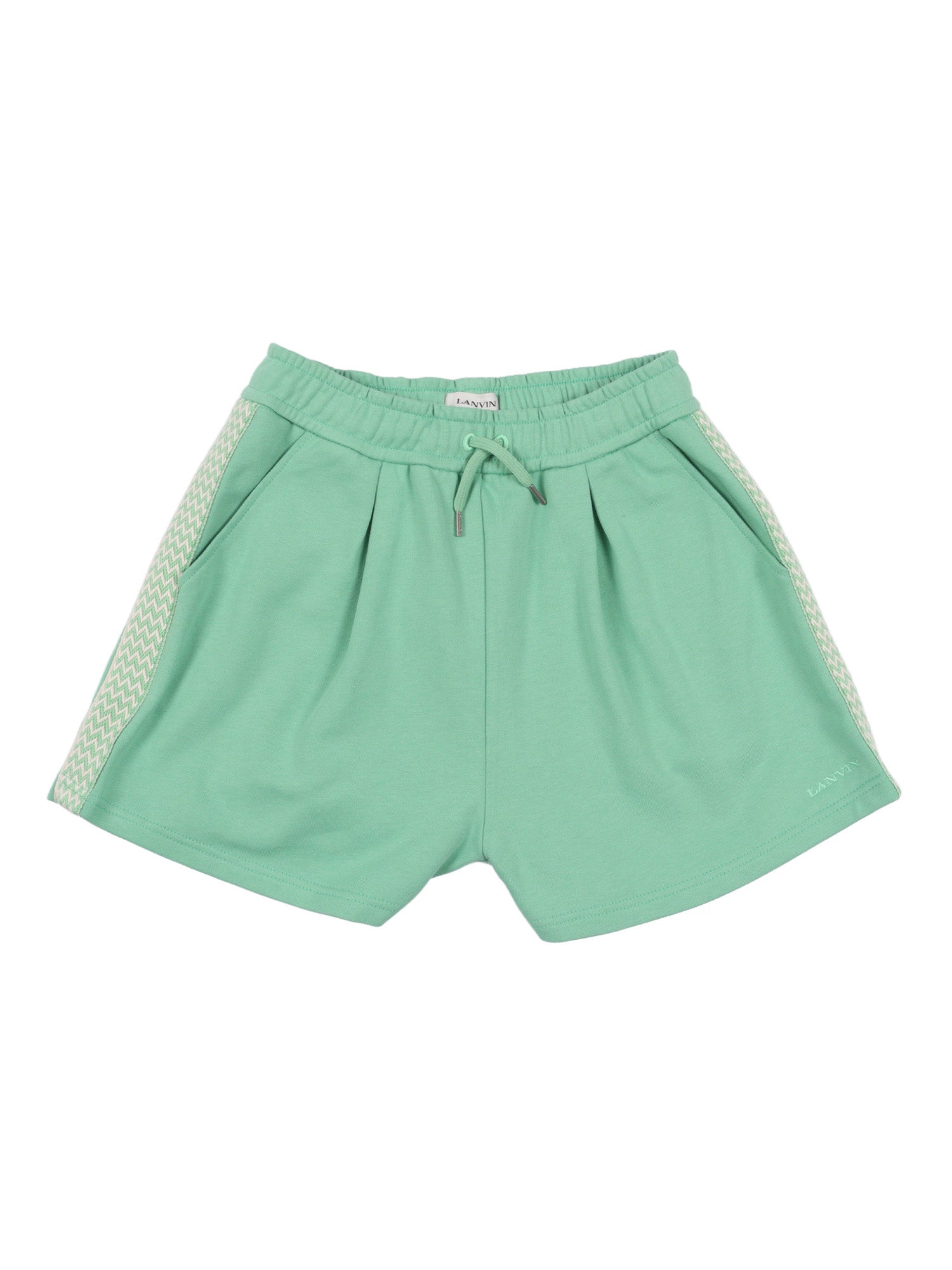 SHORTS Green Cotton Fabric 2