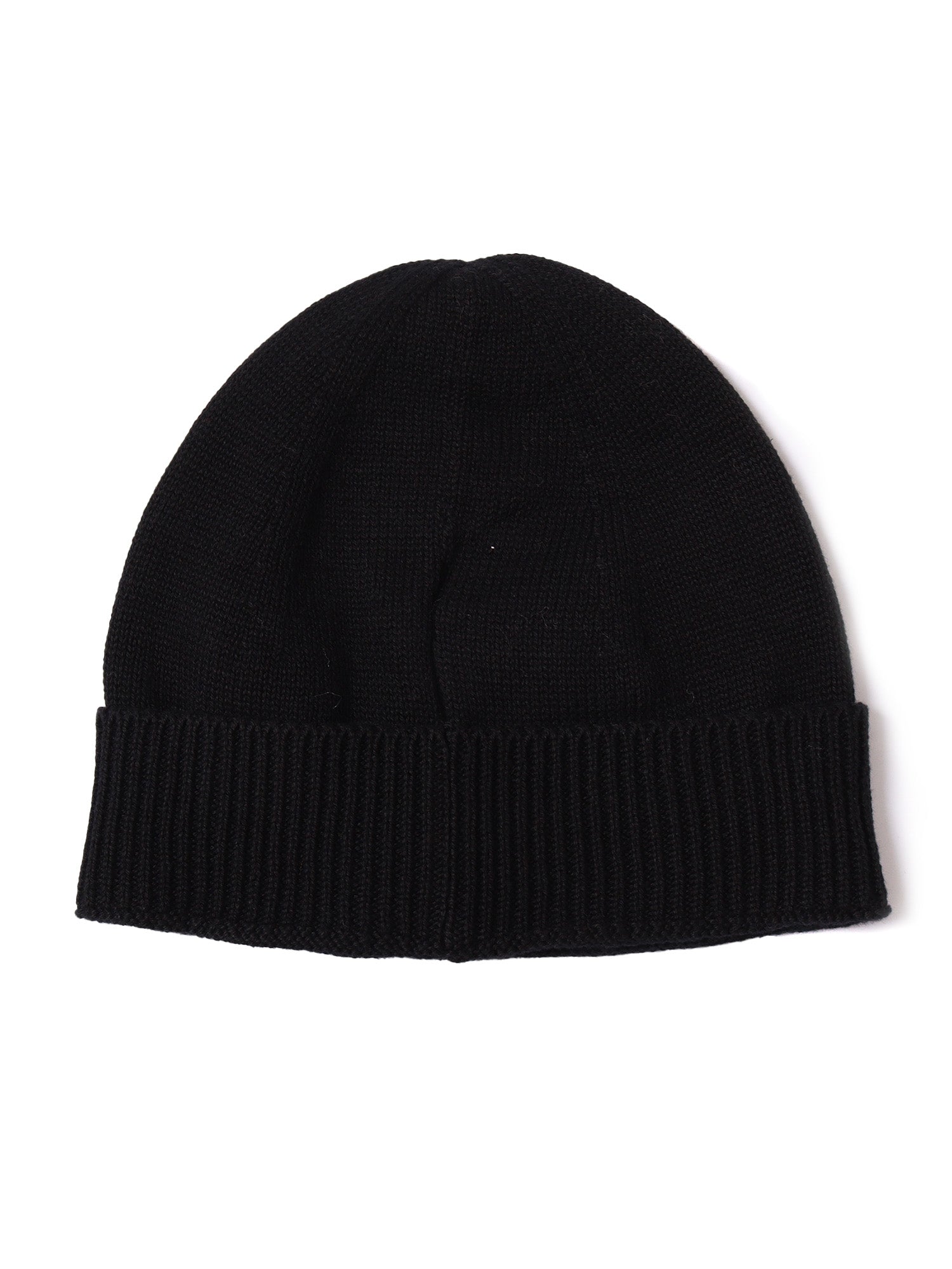 Type Logo Beanie Black - Yellow Cotton Hat