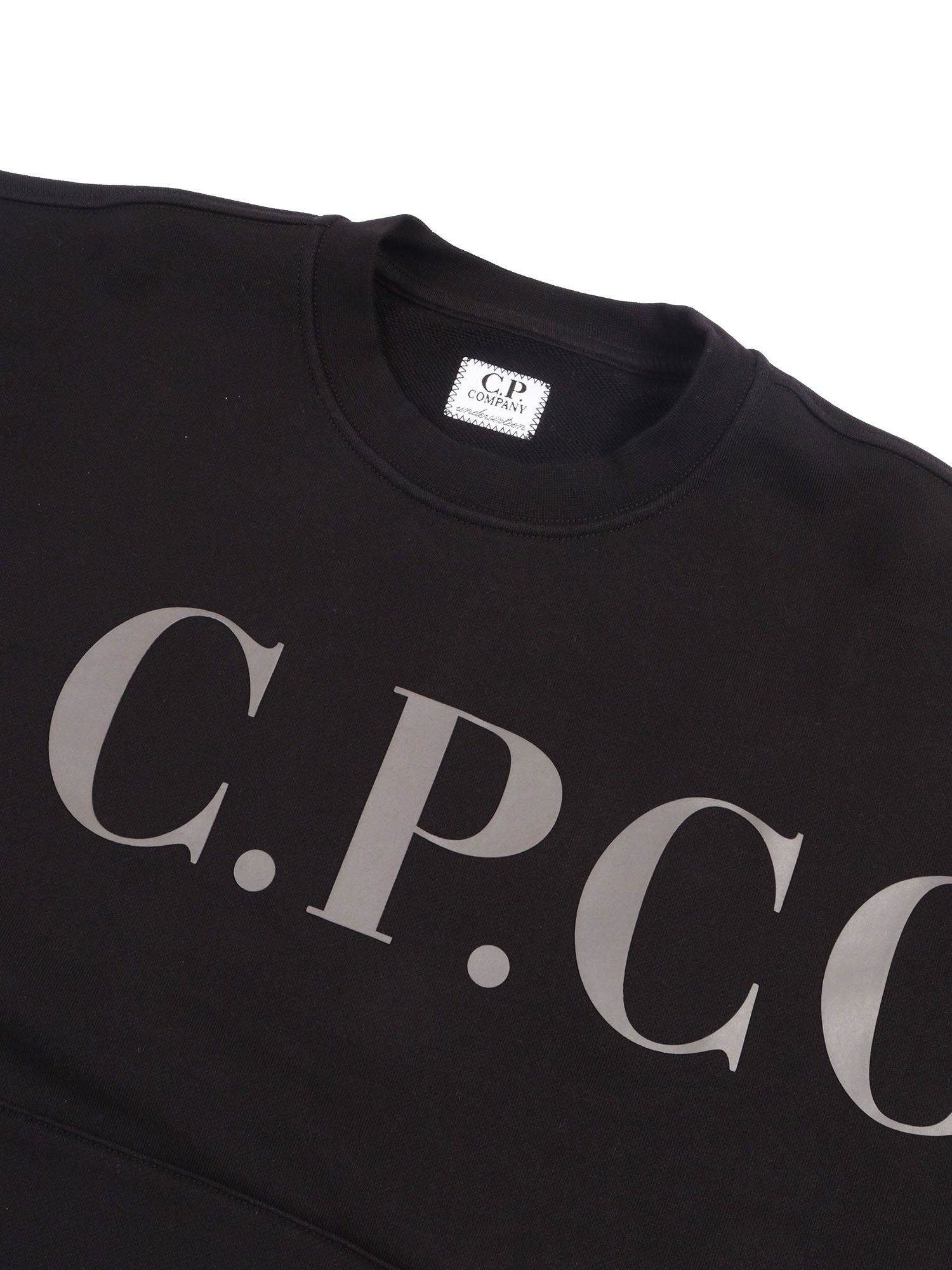 CREWNECK SWEATER Black Cotton