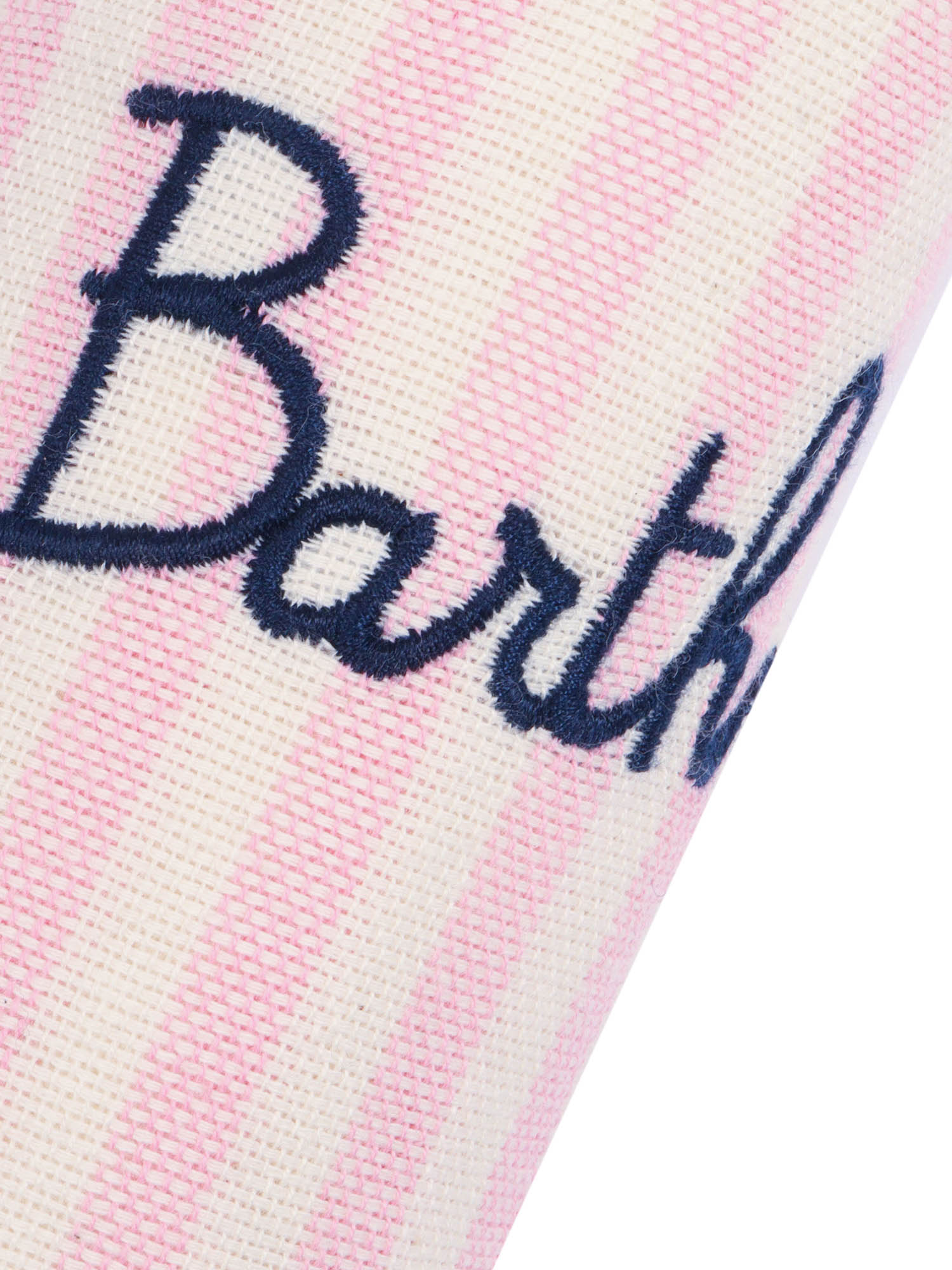 Foutas Light N-Stripes S V 21 Emb Pink Cotton Telo Mare
