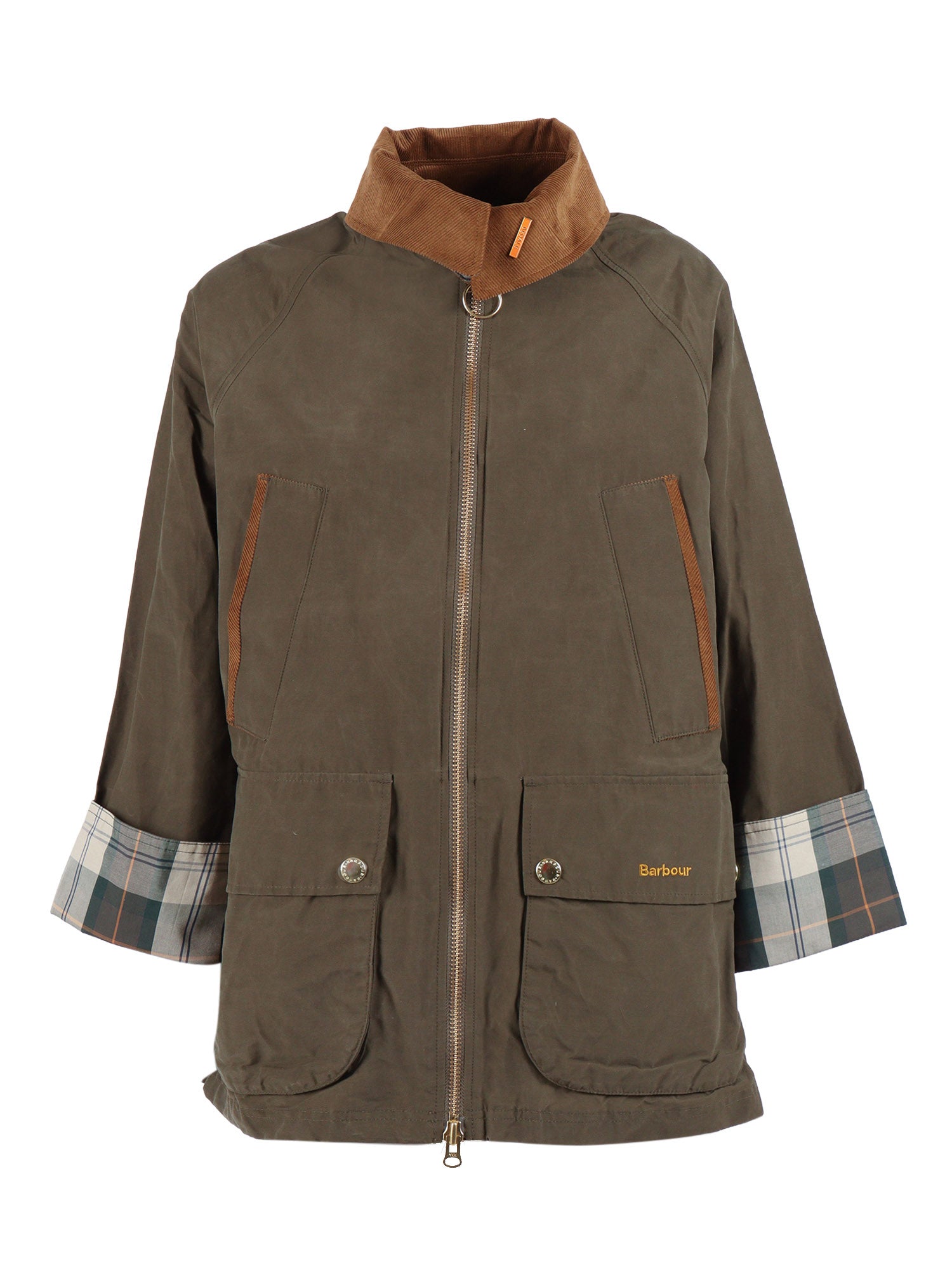 Icons Bedale Showerproof Green Cotton Polyamide Heavy Jacket