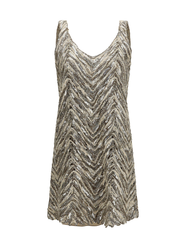 Brunello Cucinelli 37% Paper dress in brown
