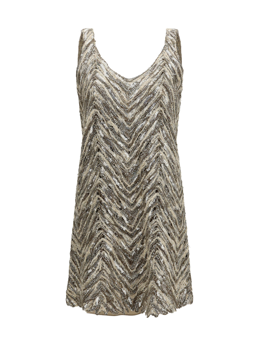 Brunello Cucinelli 37% Paper dress in brown