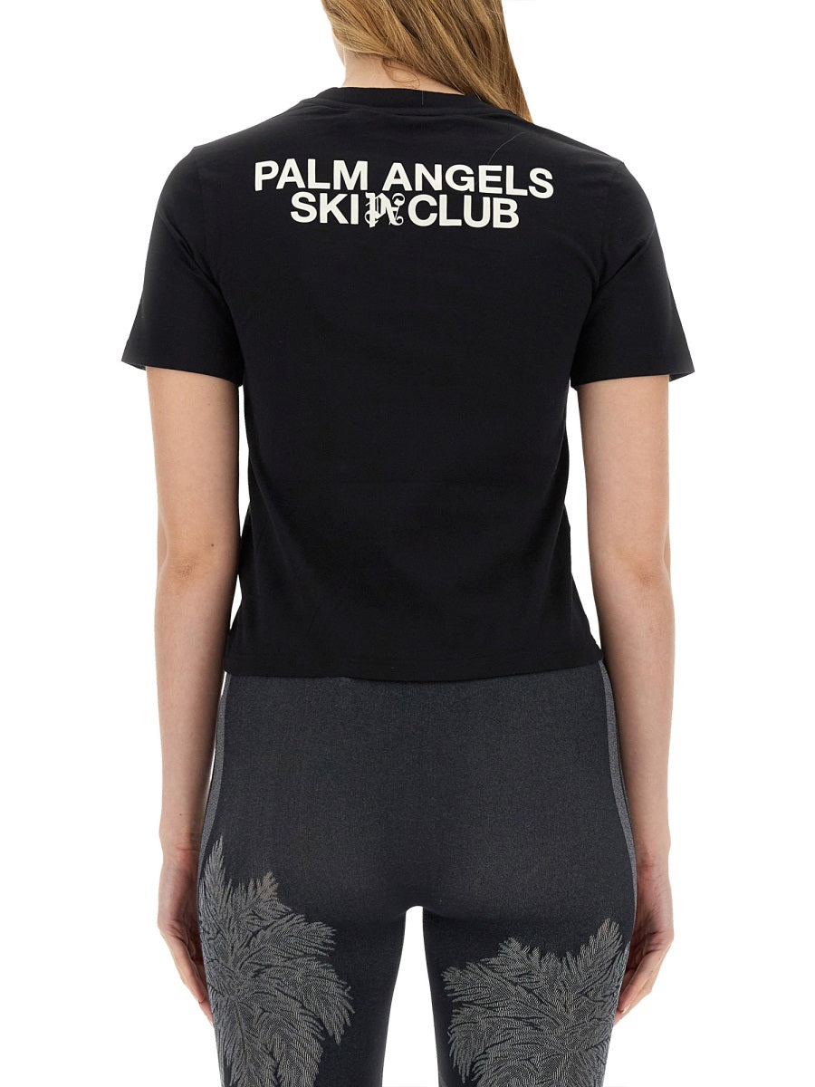Palm Ski Club T-Shirt Black Cotton T-shirts