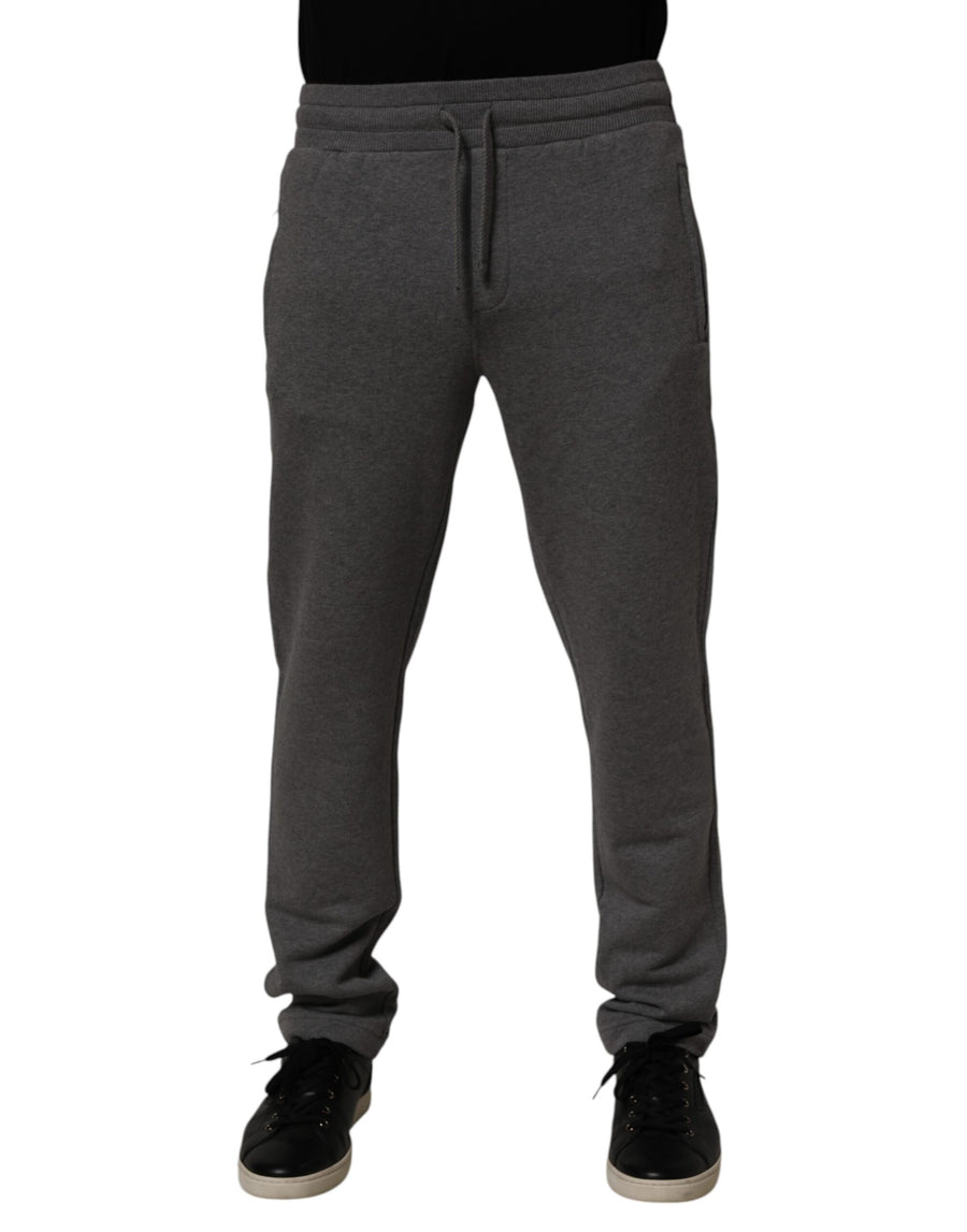 Dolce & Gabbana 100% Cotton joggers in gray