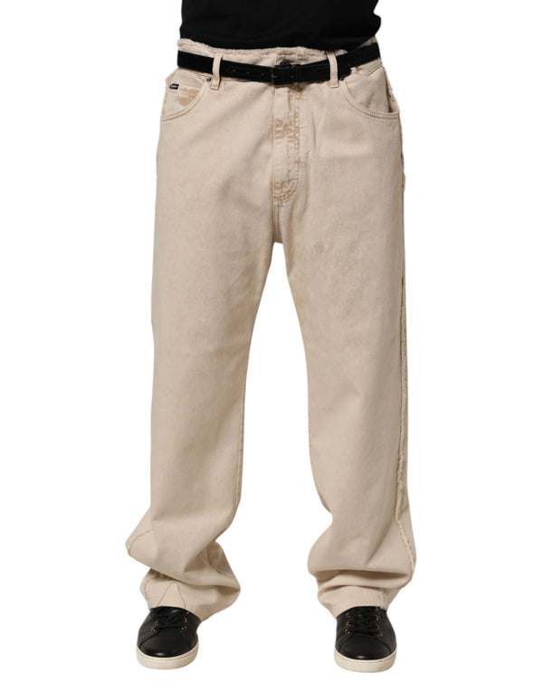 Dolce & Gabbana 100% Cotton jeans in beige
