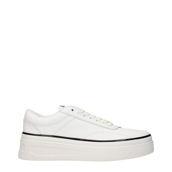 Jil Sander Leather sneaker in white