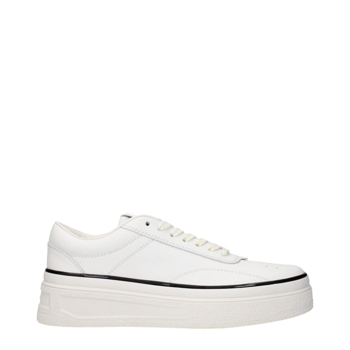 Jil Sander Leather sneaker in white