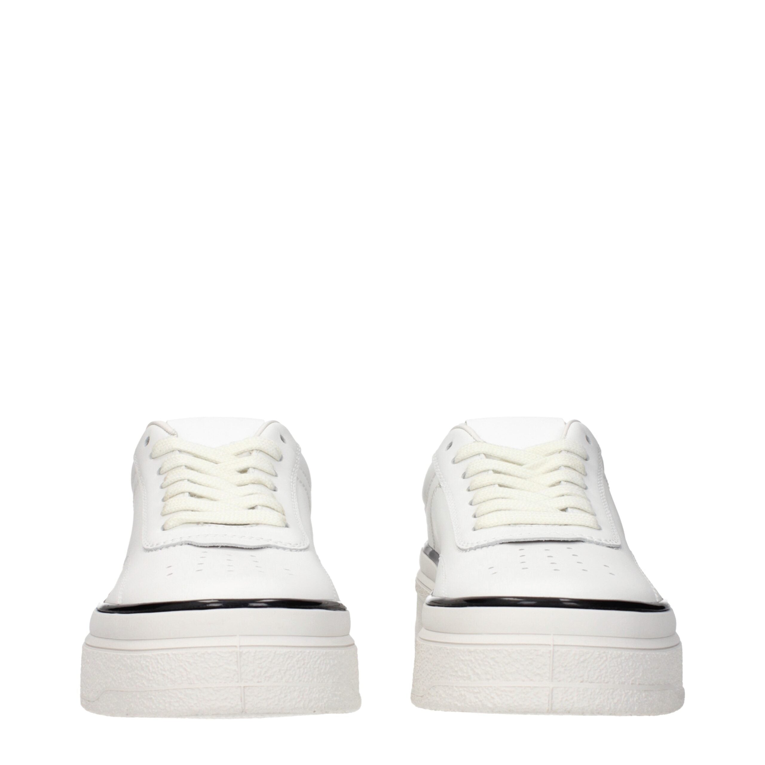 Jil Sander Leather sneaker in white — view 3