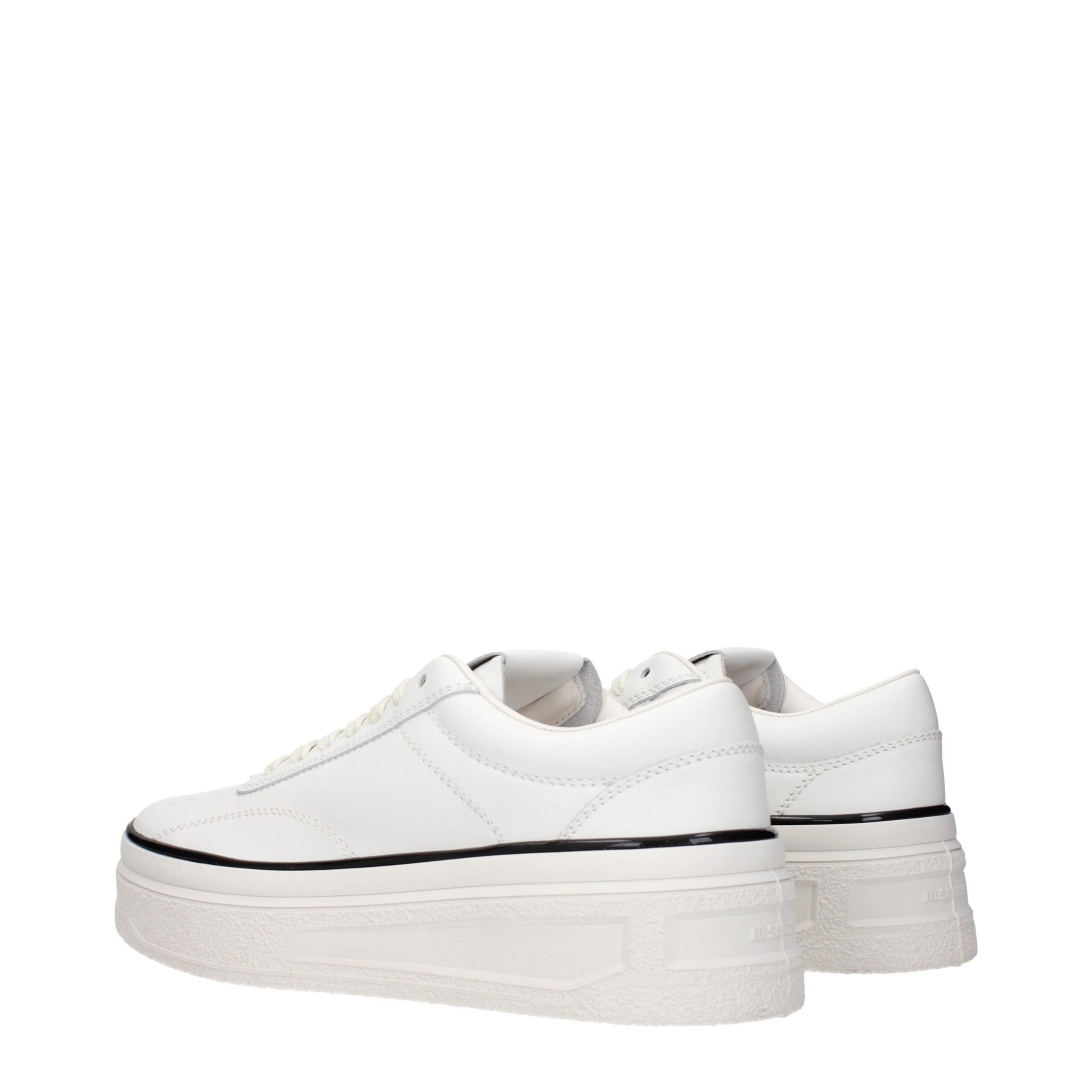Jil Sander Leather sneaker in white — view 4
