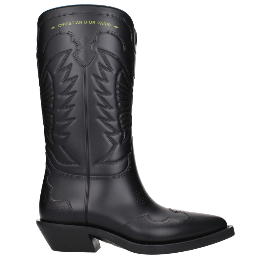 Christian Dior Leather boot in black