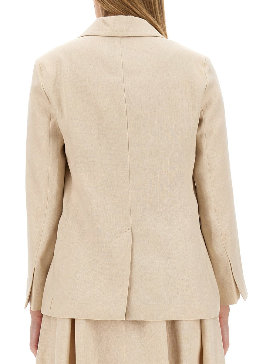 Jacket Laura Linen Beige Flax